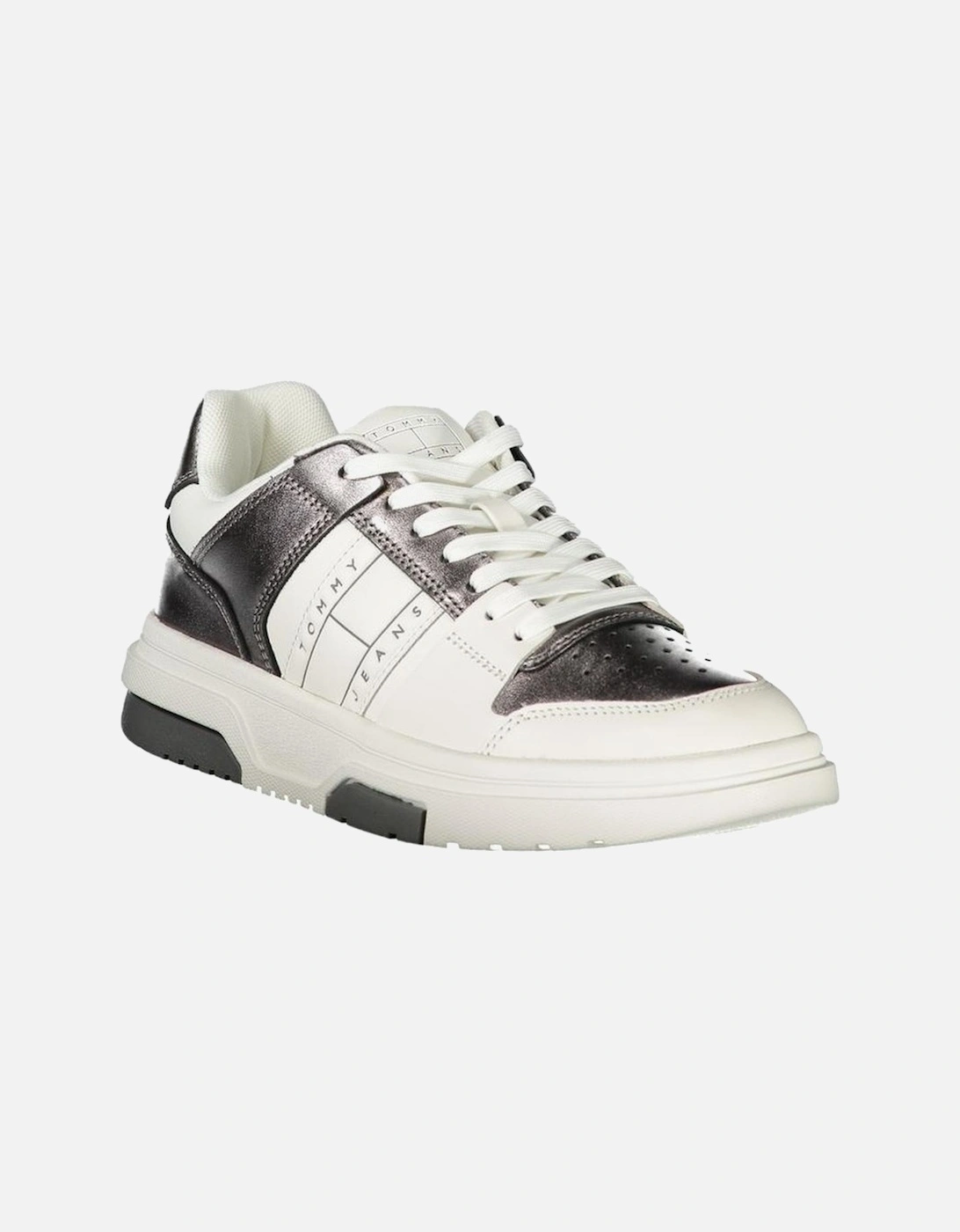 Tommy Hilfiger Women's White Polyester Sneaker Women - Size: 3.5