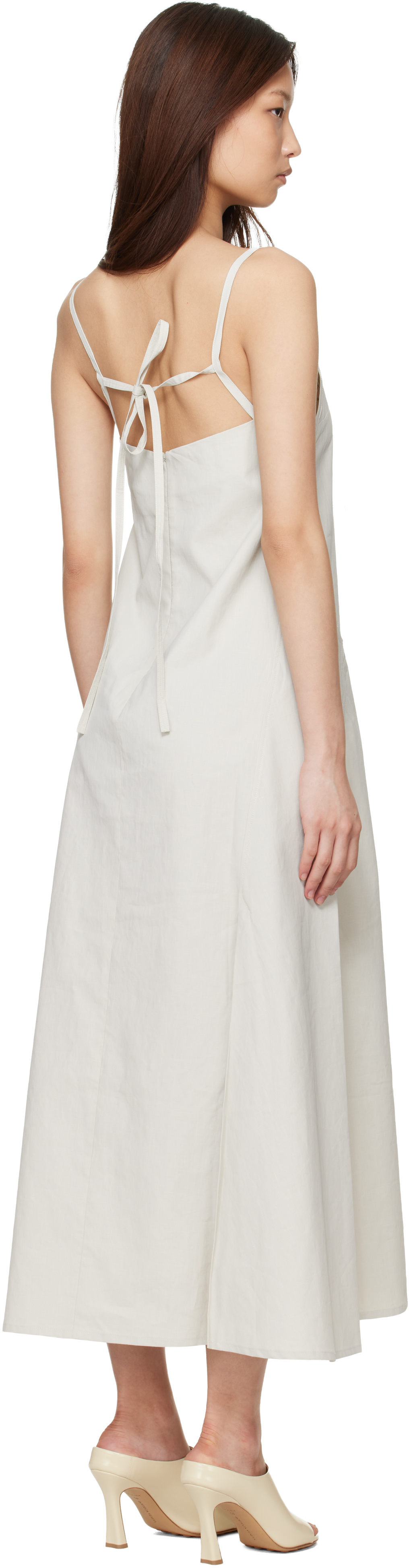 Beige Chrono Maxi Dress