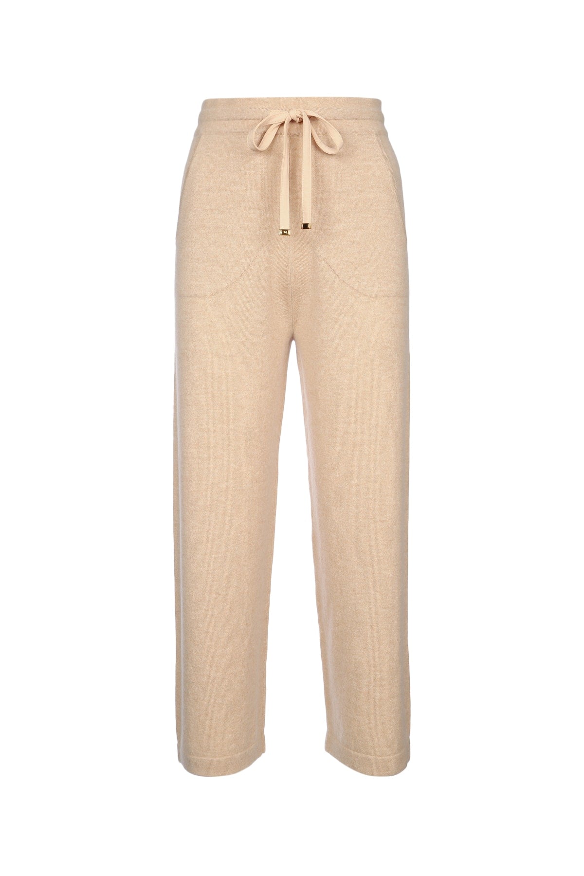 Tricot Trousers — Beige