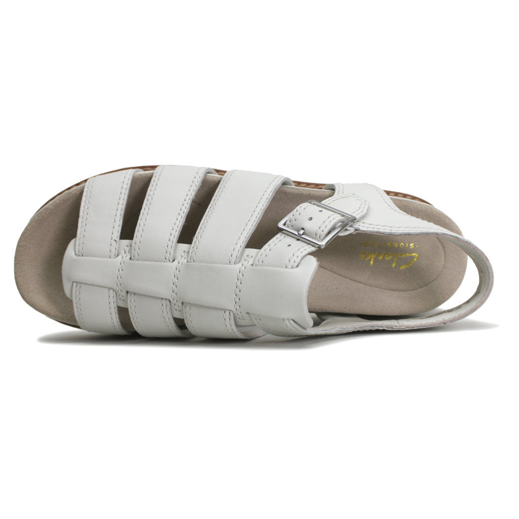 Clarks Orianna Twist Leather Women's Platform Slingback Sandals