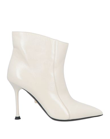 Aleví Milano Woman Ankle boots Ivory Size 7.5 Soft Leather