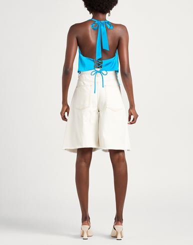 Woman Top Azure Size XS Polyester