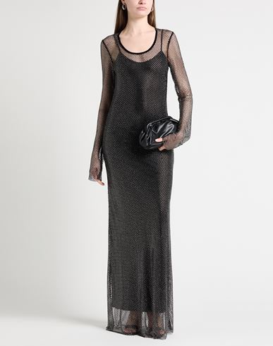 Sportmax Woman Maxi dress Black Size M Polyester, Elastane