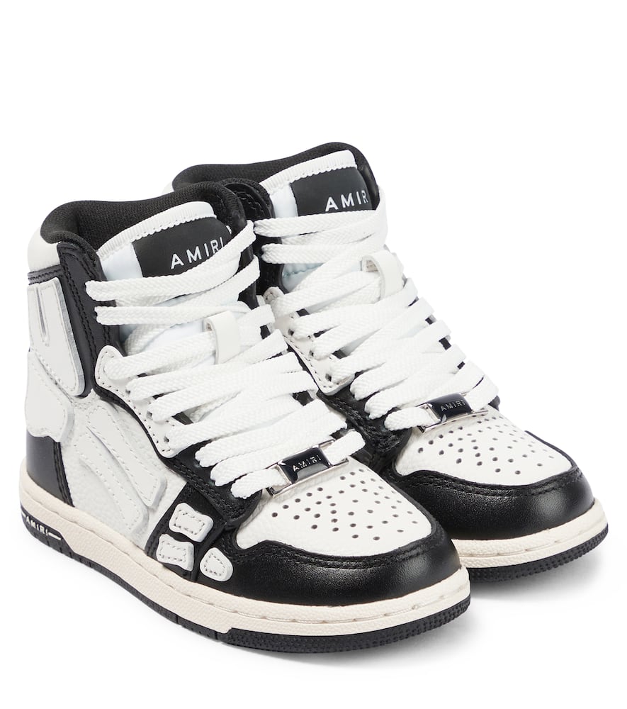 Amiri Kids Skeleton leather high-top sneakers