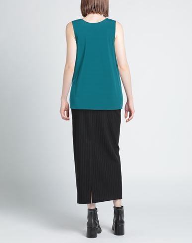 Woman Tank top Deep teal Size 4 Viscose, Elastane
