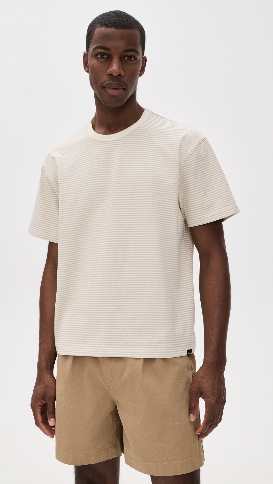Kip Stripe Tee Dune Stripe
