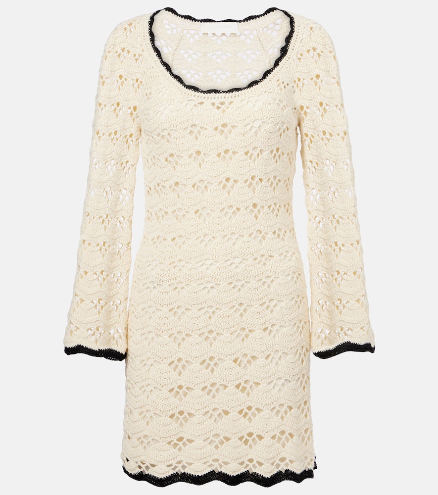 Rhiannon pointelle cotton minidress
