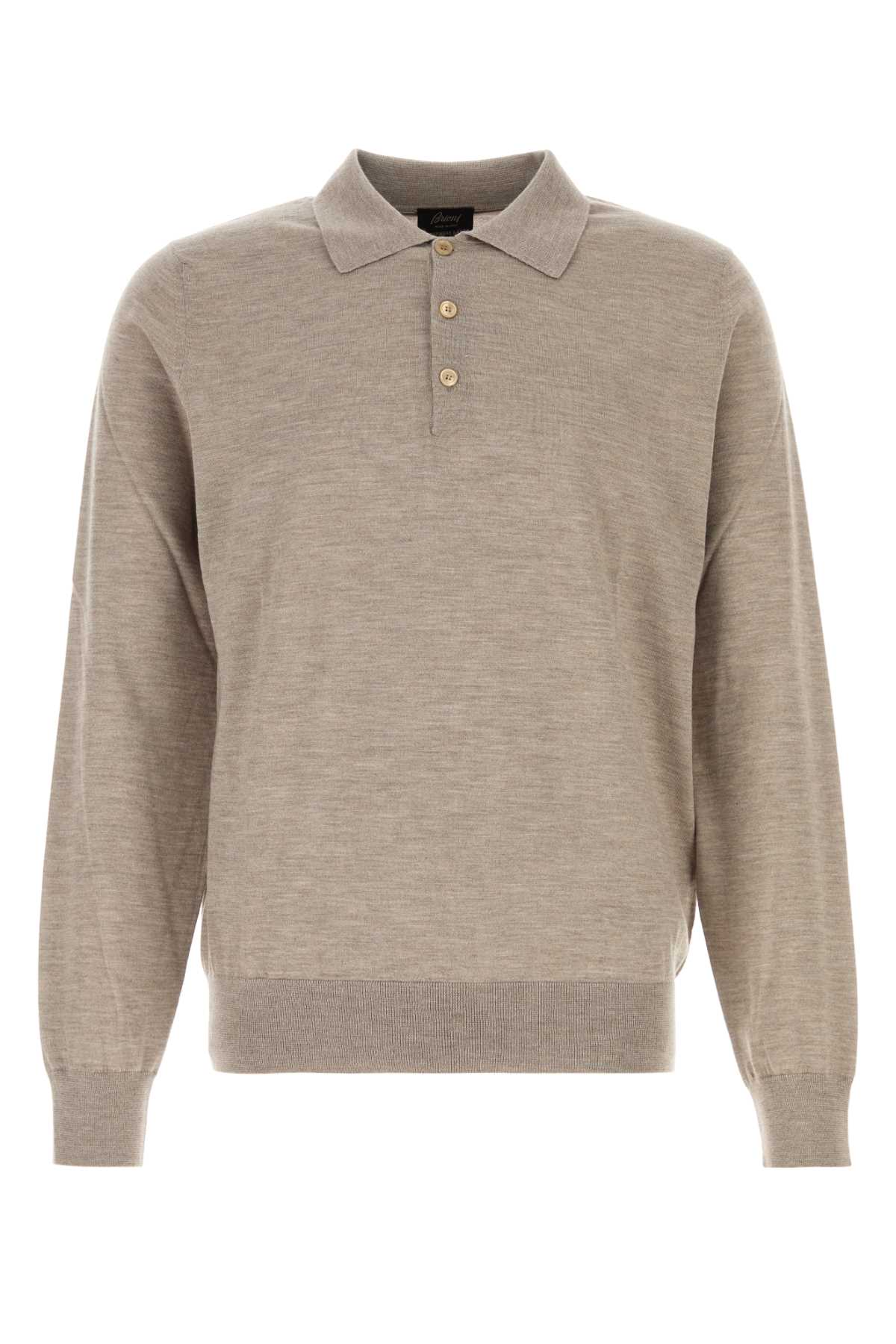 Fine-knit polo shirt - Neutrals