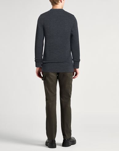 Man Sweater Charcoal Size S Merino Wool