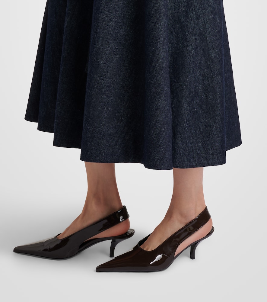 Ambra denim wrap dress