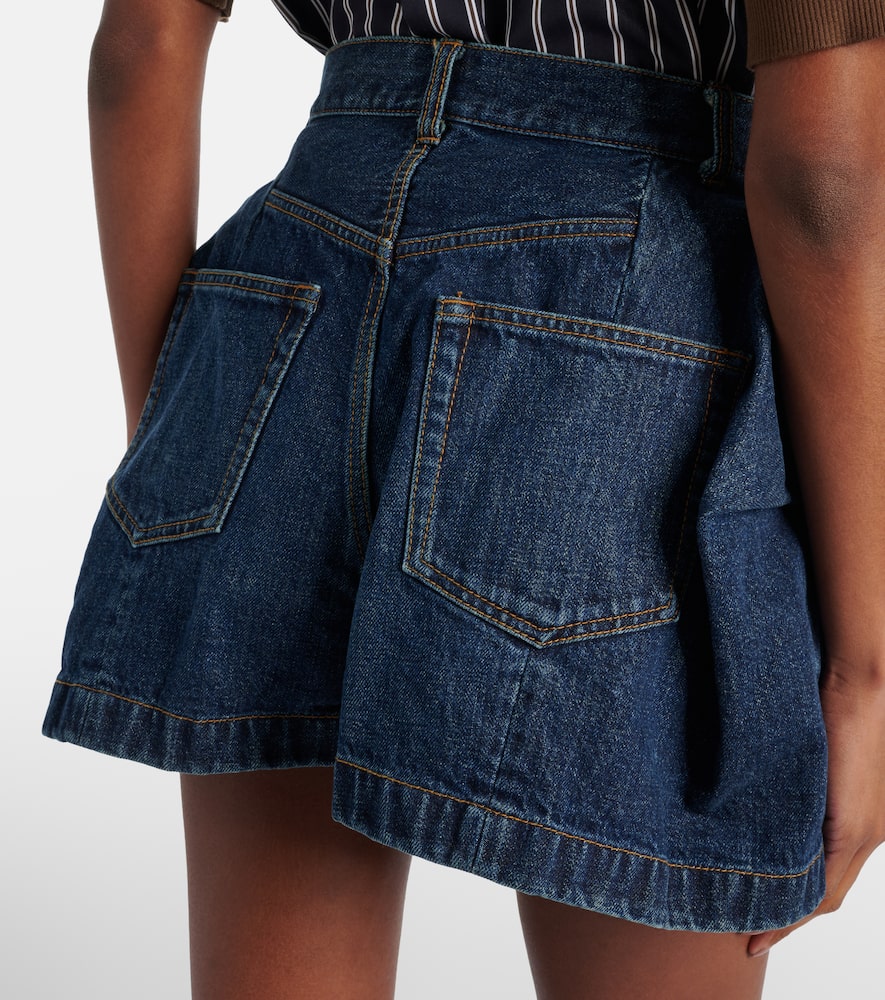 Denim shorts