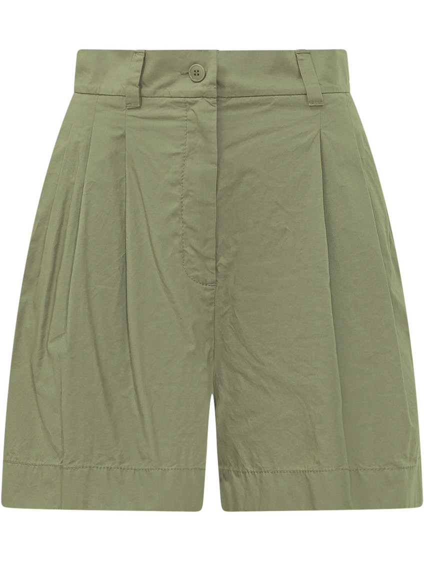 Olive Solid Shorts