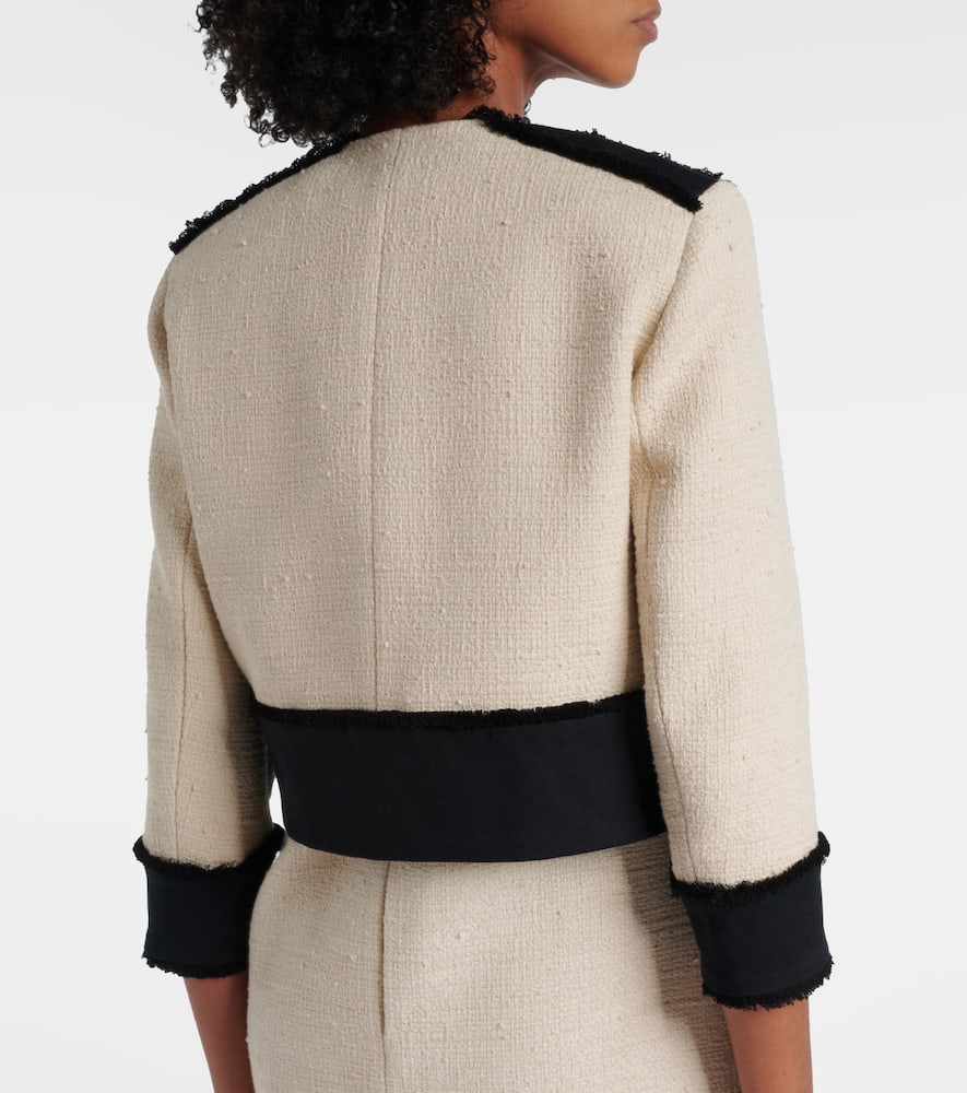 Pagaia cotton and linen-blend jacket