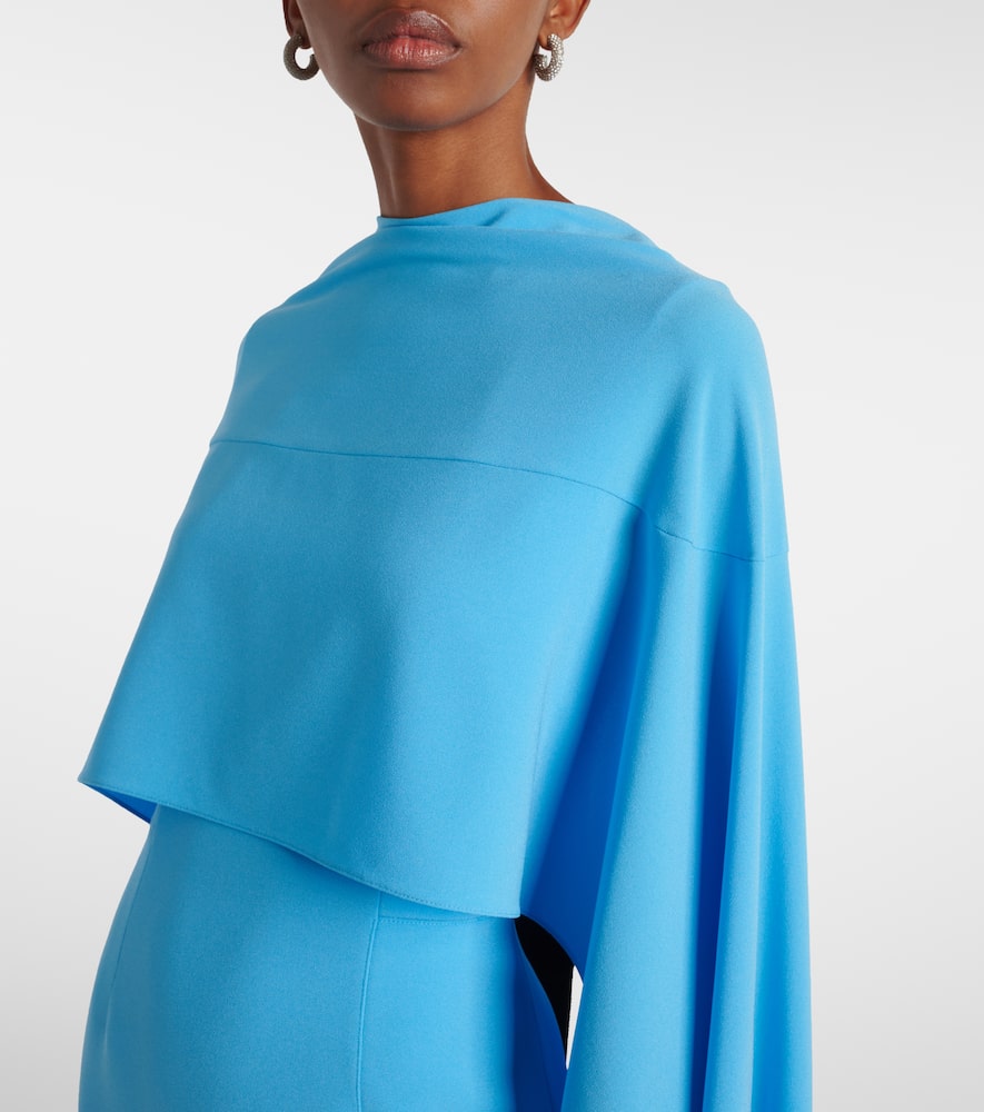 Elina caped midi dress