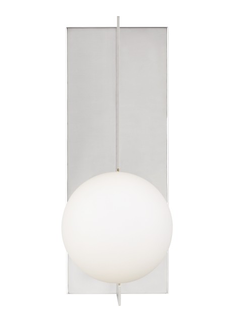 Natural Brass LED Wall Sconce from the Orbel Collection