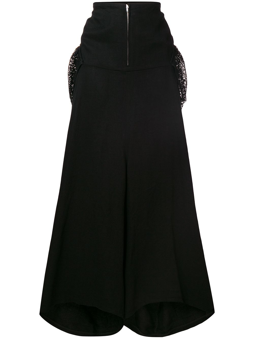 Tube waisted trousers - Black