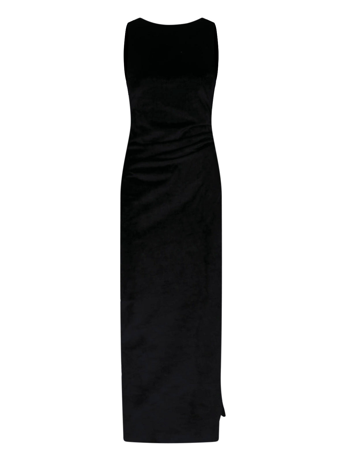 Draped Knit Dress with Stretch Blend