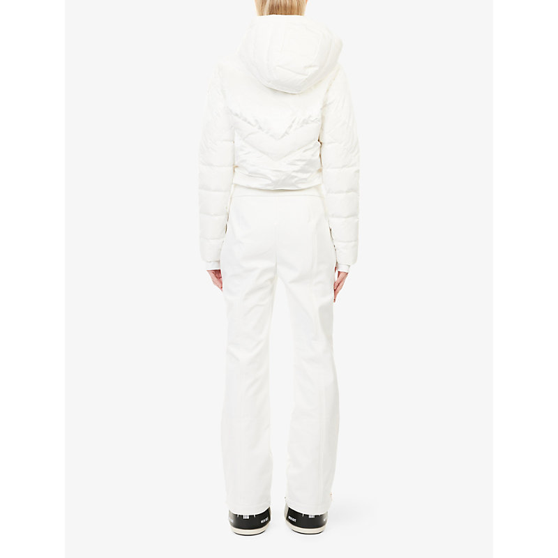Womens Black Chevron Ski Suit