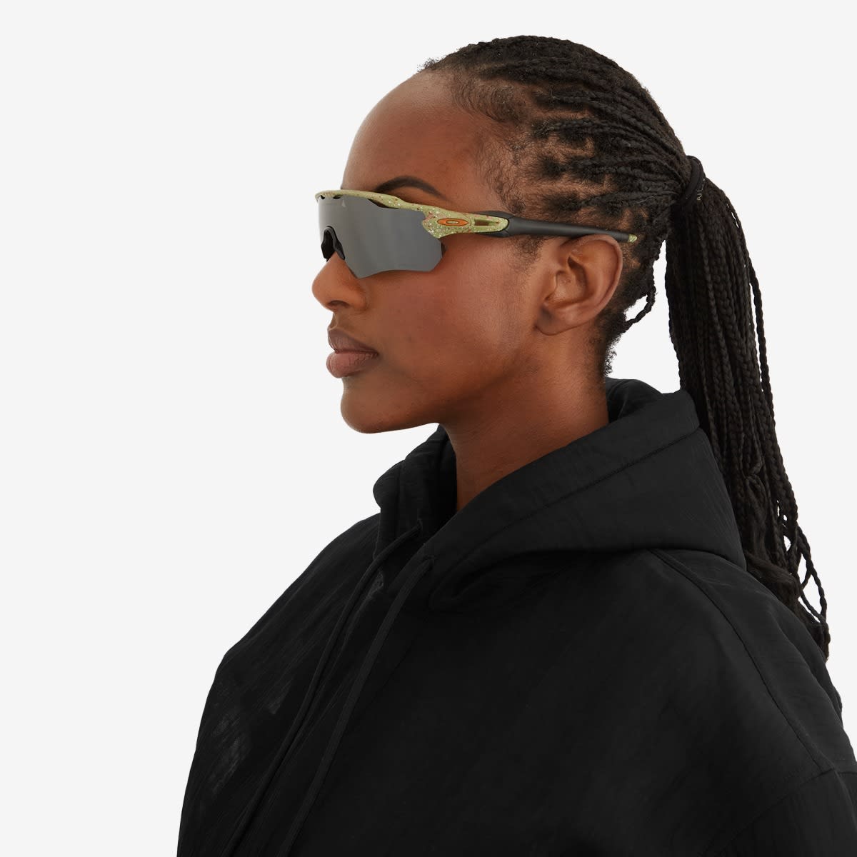 Oakley Radar EV Path Sunglasses in Matte Fern Terrazzo/Prizm Black Polarized 