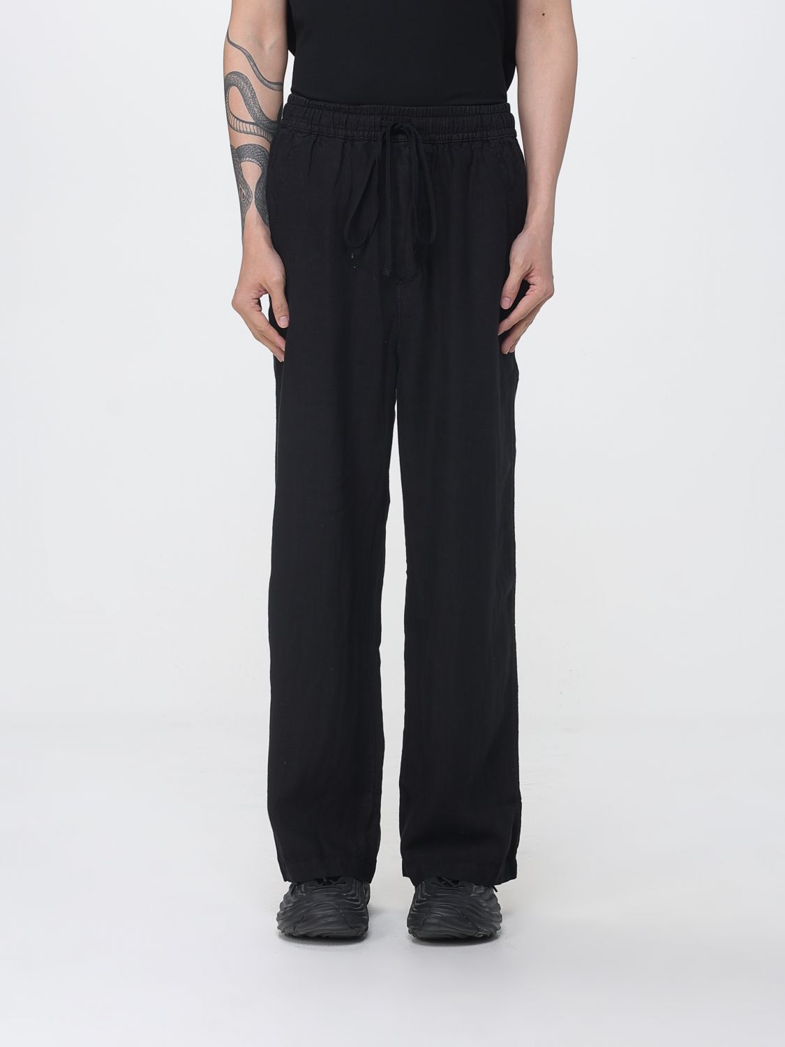 Pants Men color Black