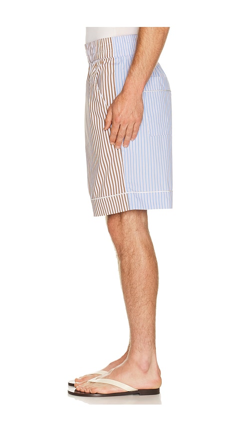 KROST Striped Short in Rubber. M also in S, L, XL/1X