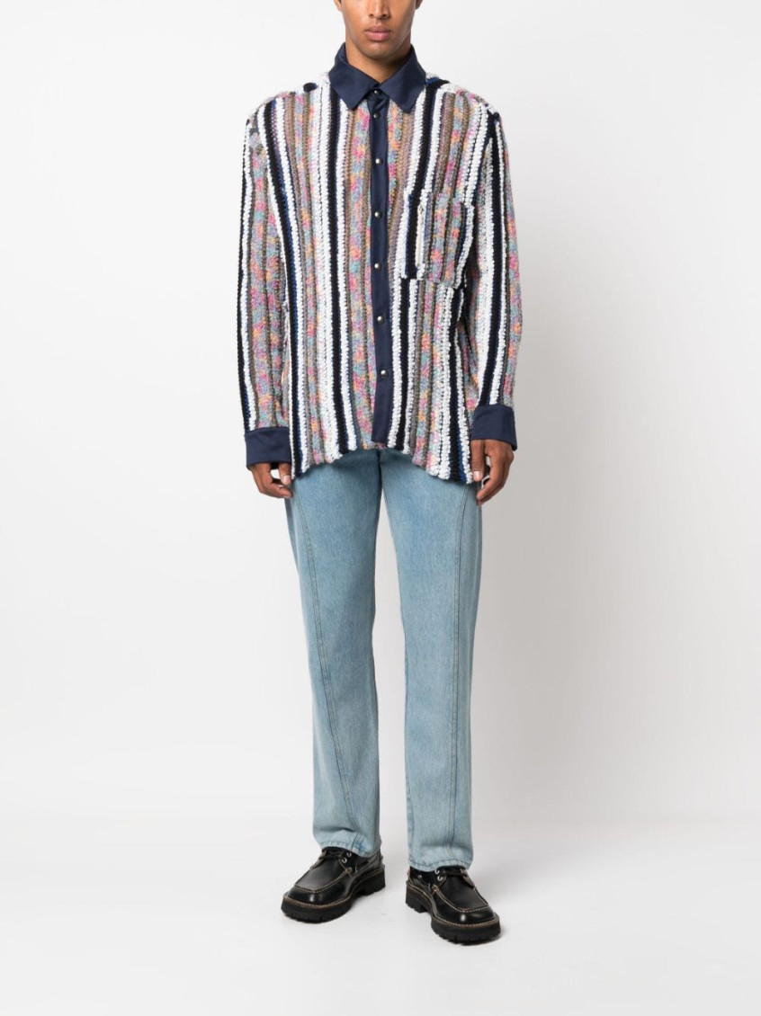 - Linen Blend Cotton Shirt