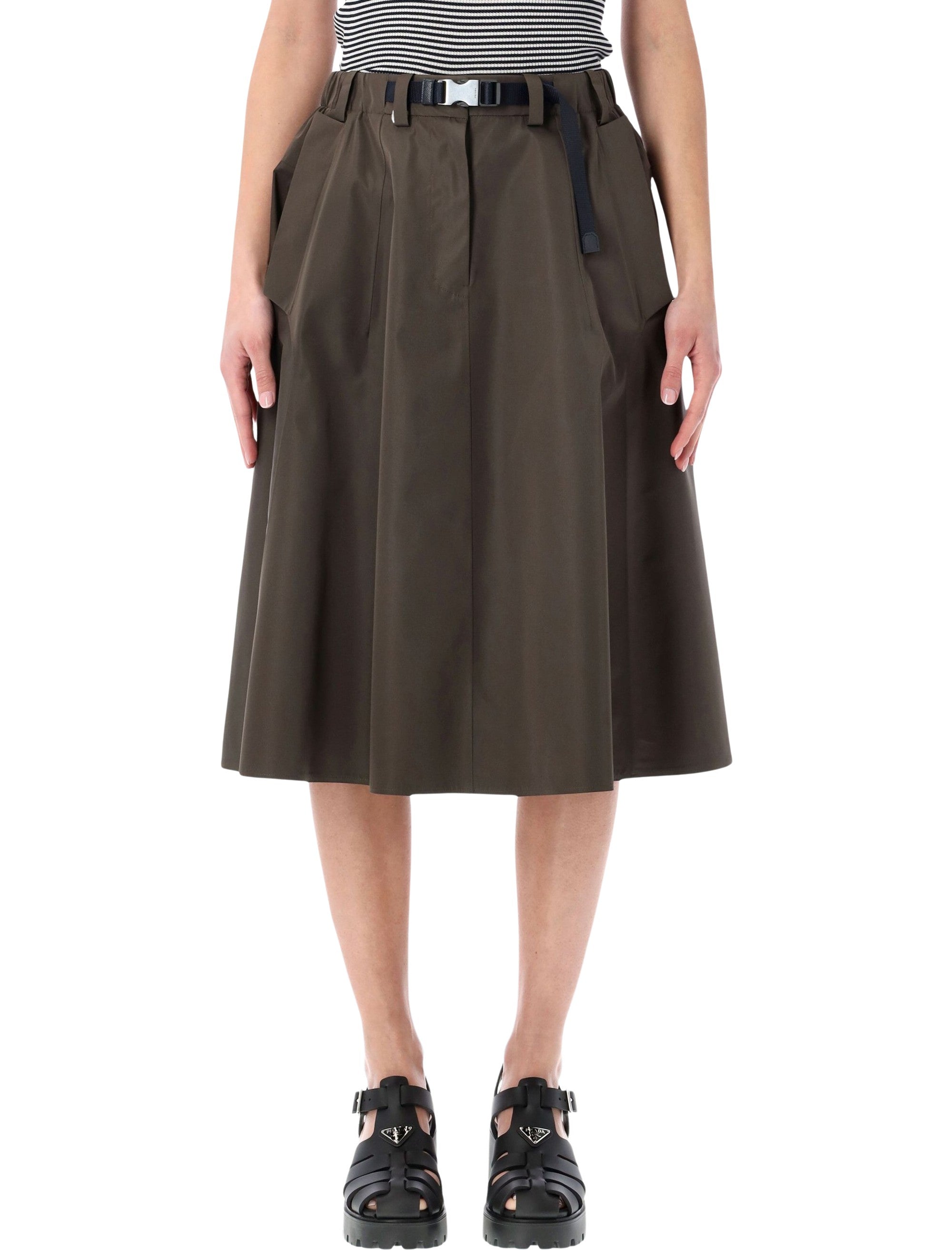 Technical Fabric Circle Skirt in Size 40