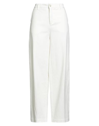 True Avenue Woman Pants Ivory Size 27 Cotton, Elastane