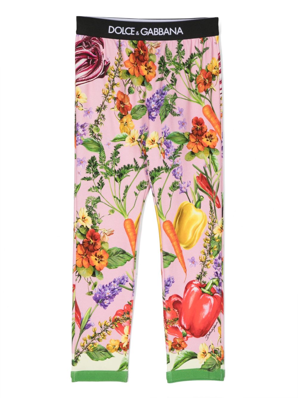 Logo-waistband cotton-blend trousers - Pink