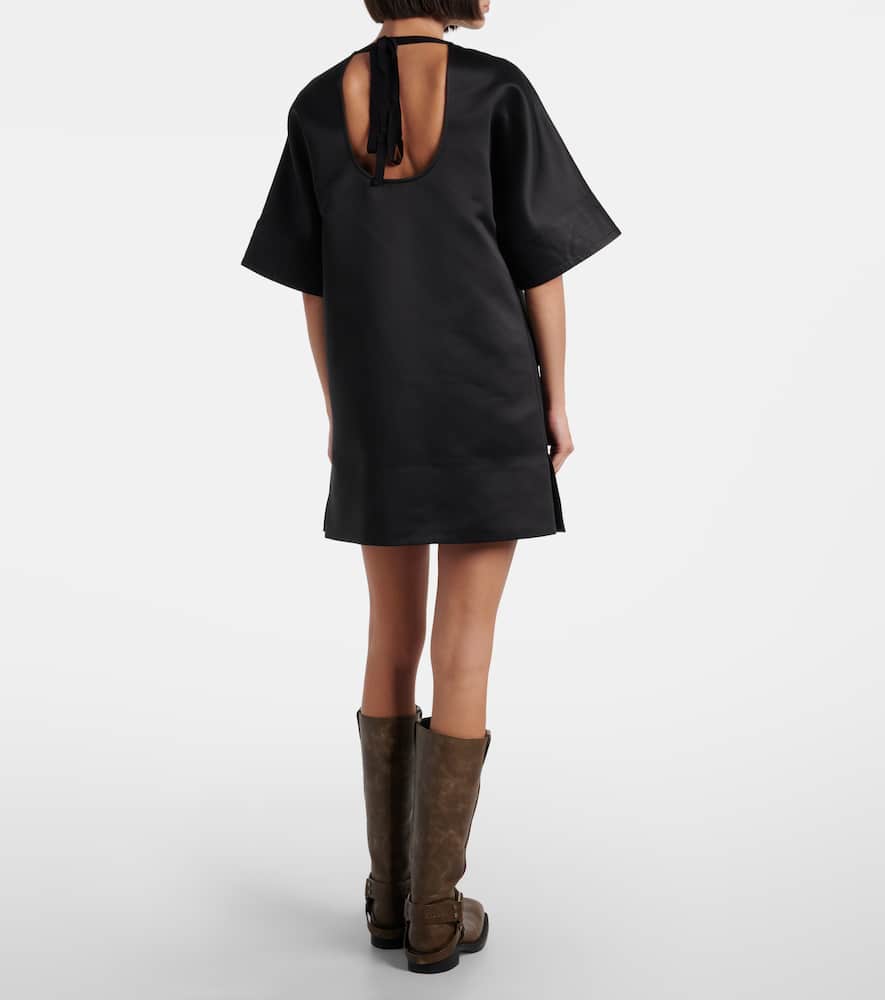 Open-back minidress