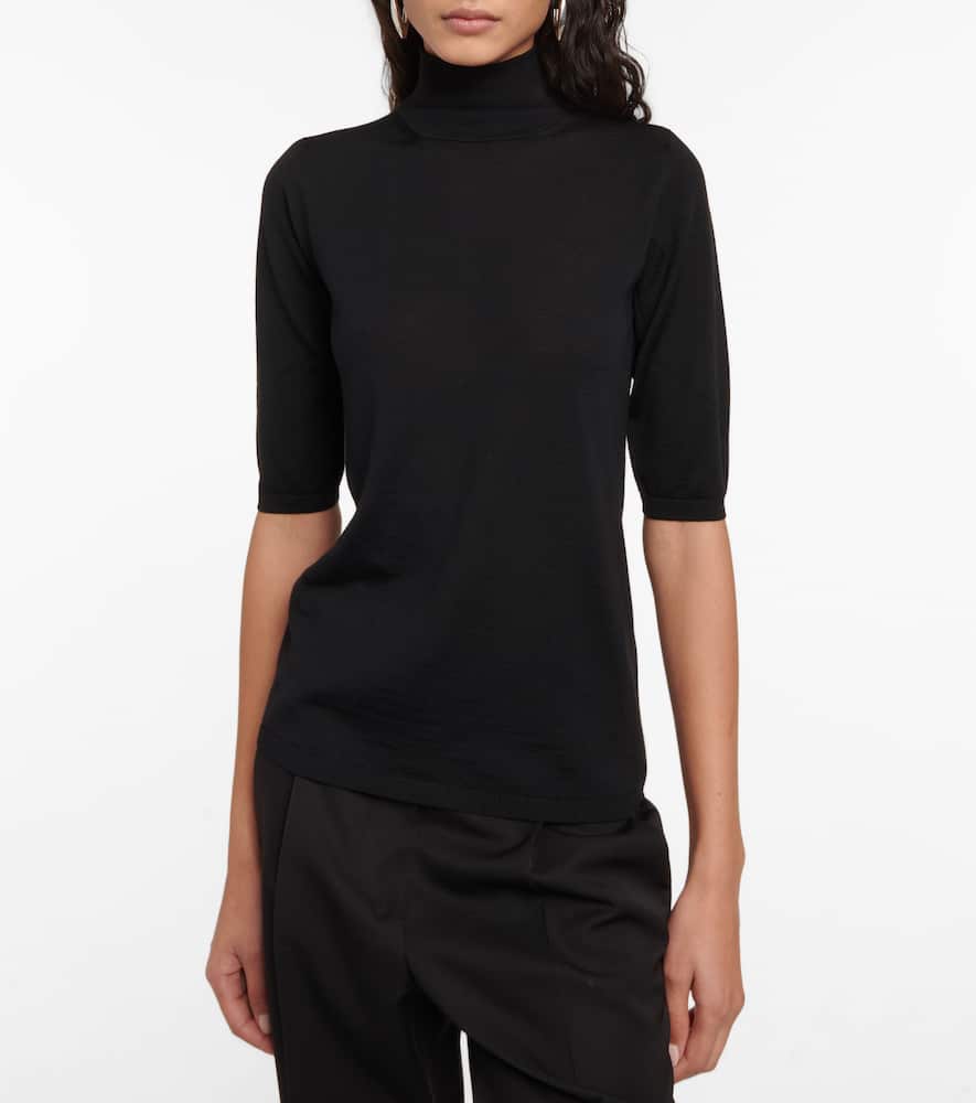 Ciriaco virgin wool turtleneck top