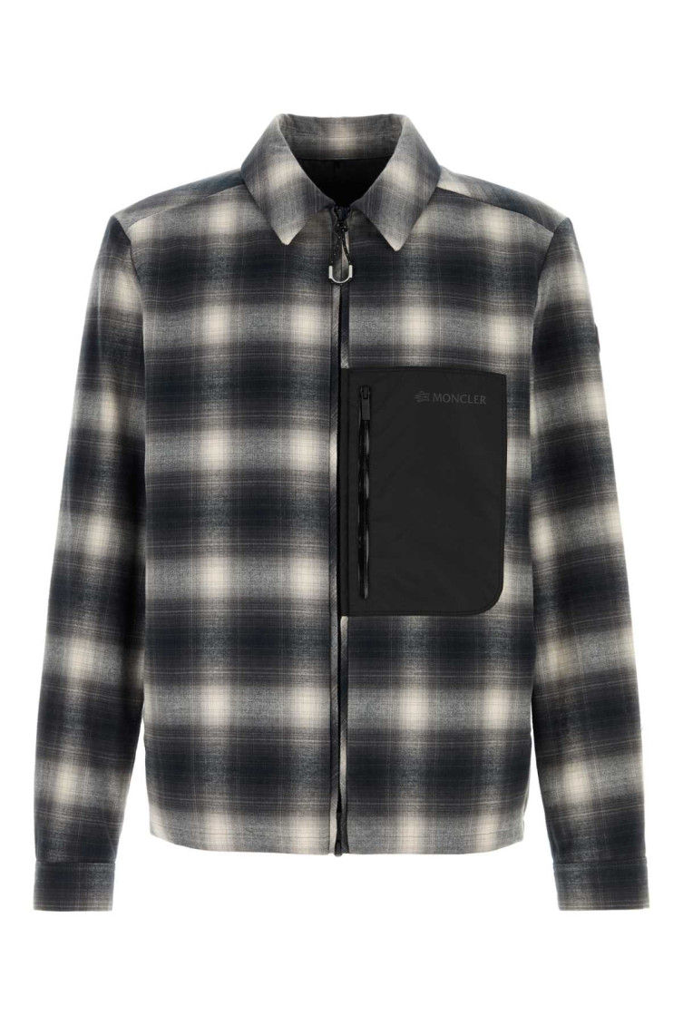 Black Check Shirt Jacket