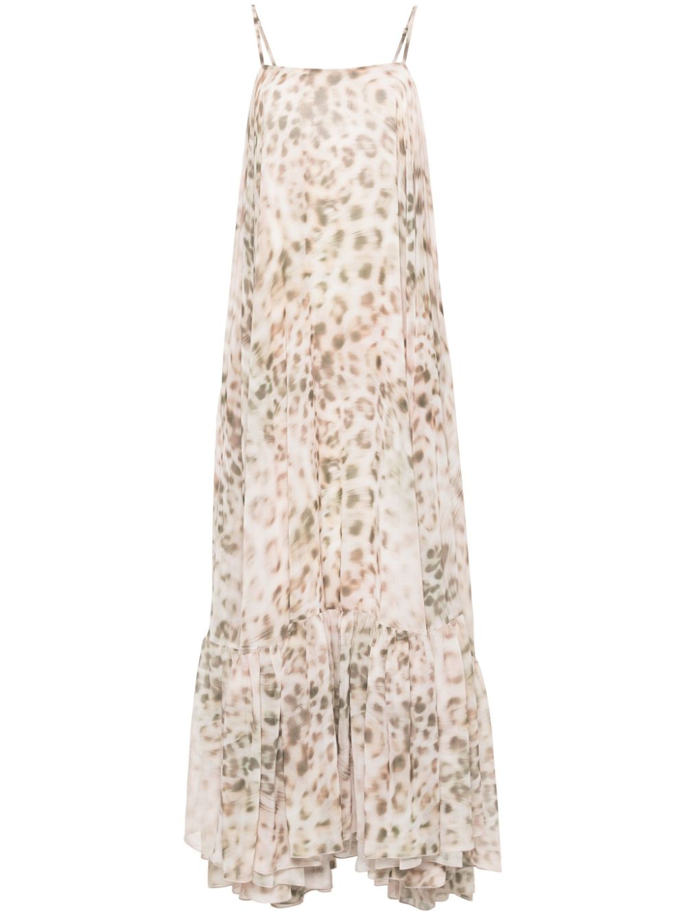 Francisca animal-print maxi dress - Neutrals