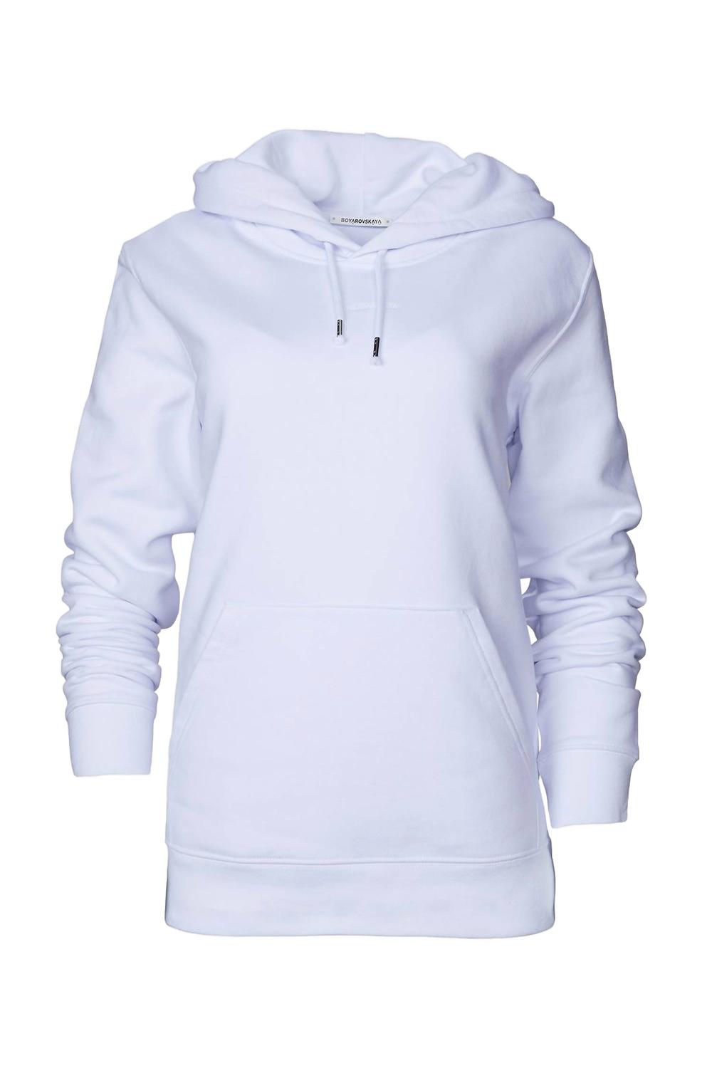 Boy Hoodie In White