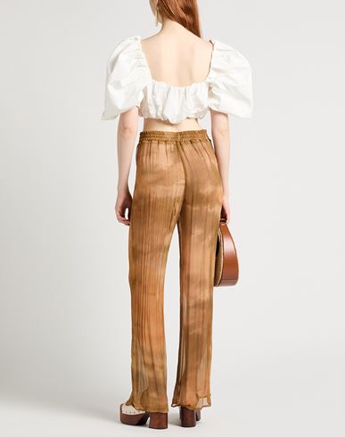 Momoní Woman Pants Camel Size 6 Viscose