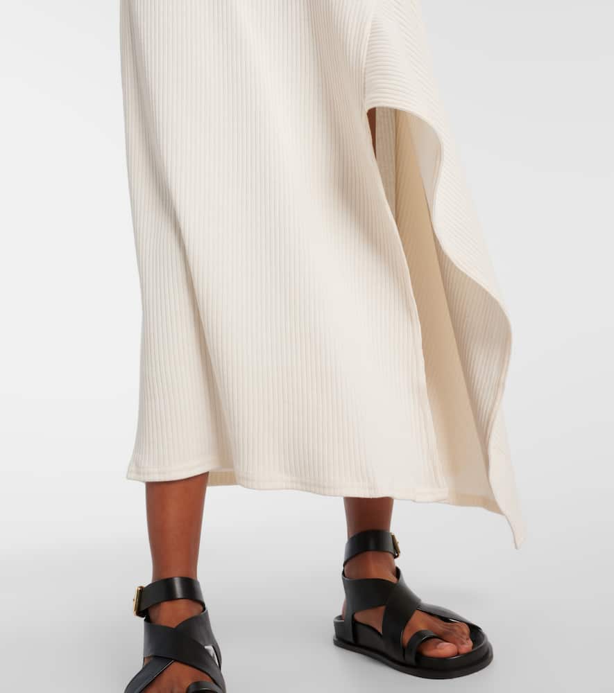Cotton midi dress