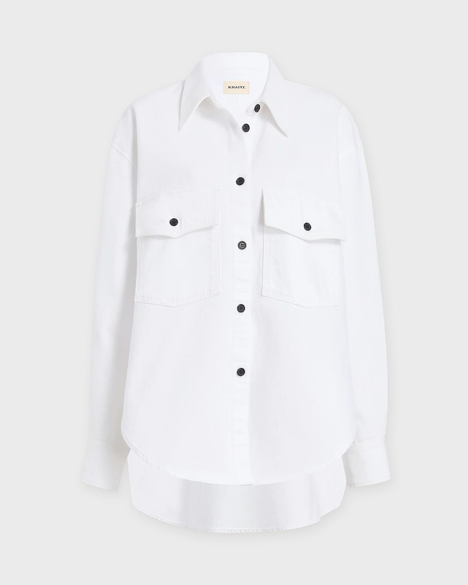 Khaite Shirt Mahmet Top Denim White