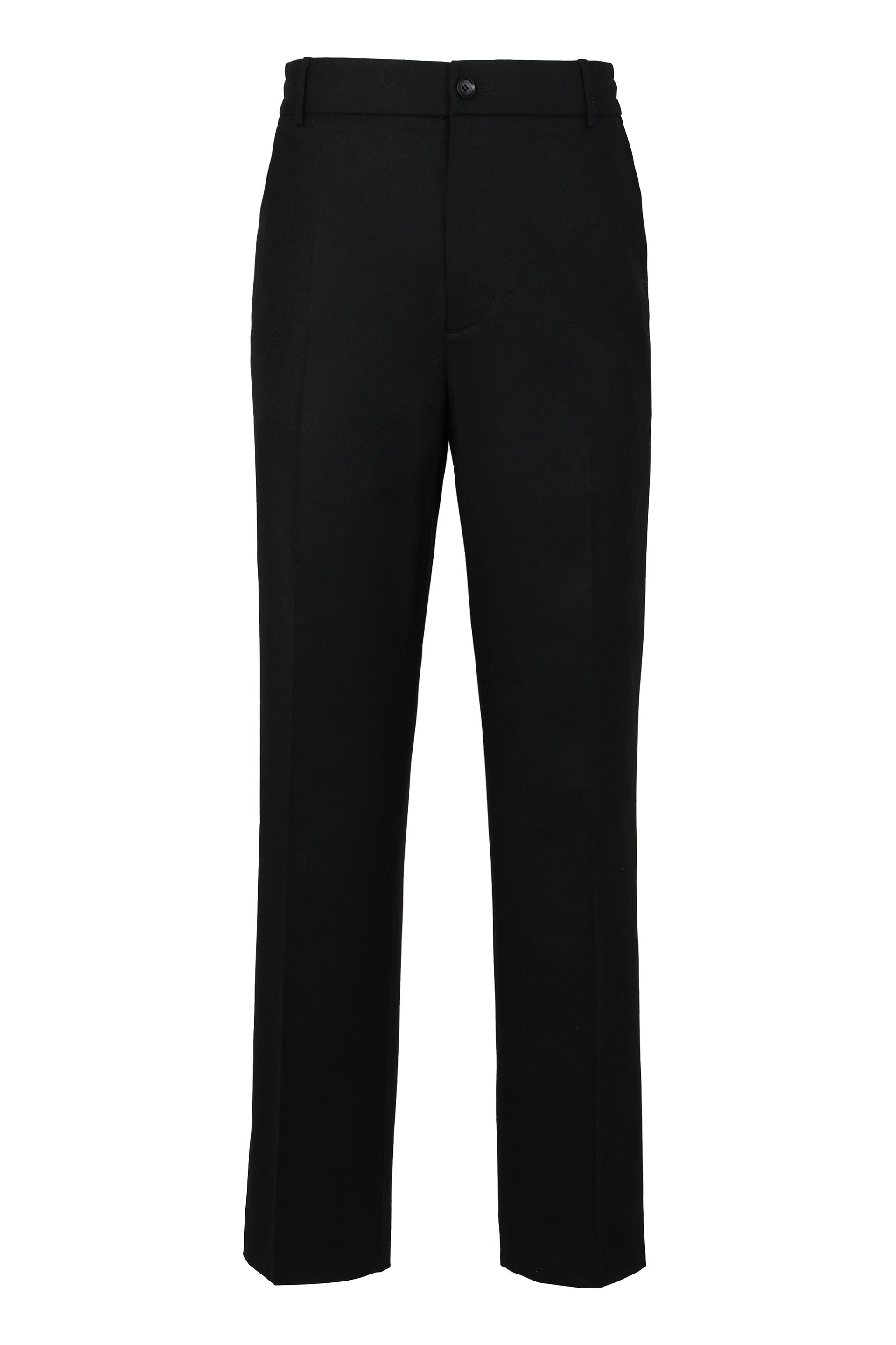 Wool Flannel Tailored Trousers