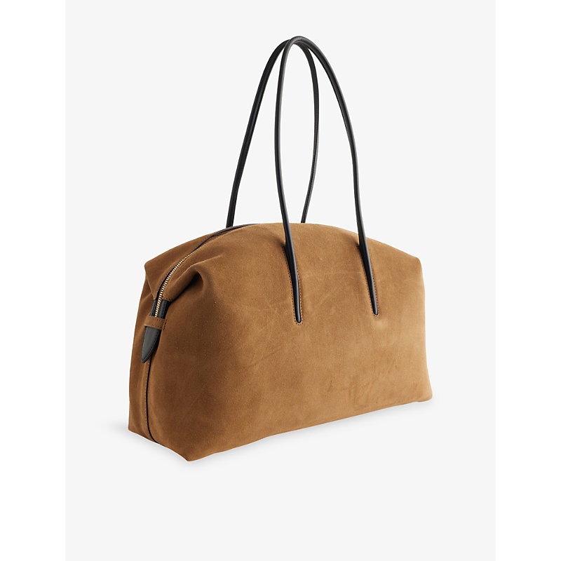 Womens Stockholm Suede Shoulder Bag