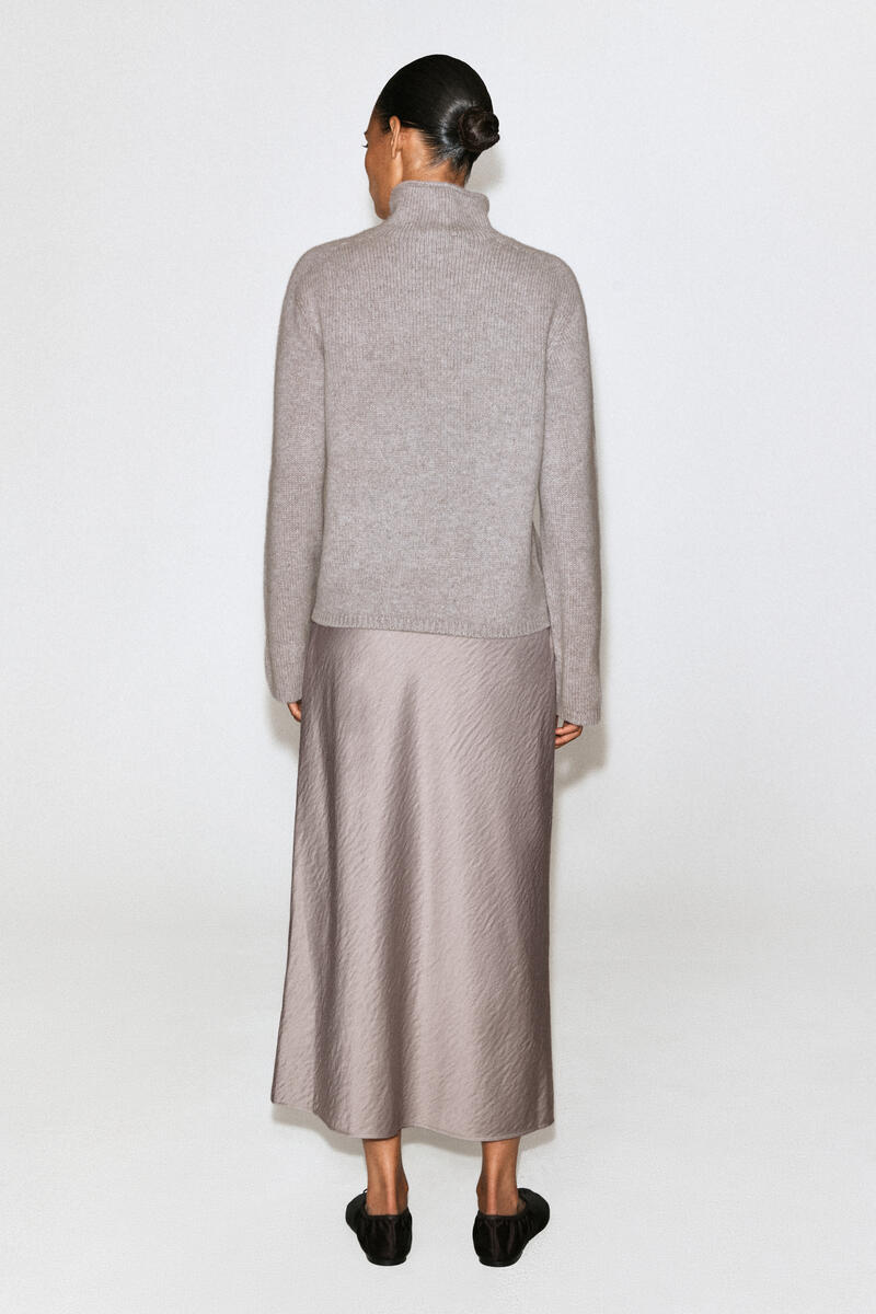 Cashmere Mock-Neck Sweater