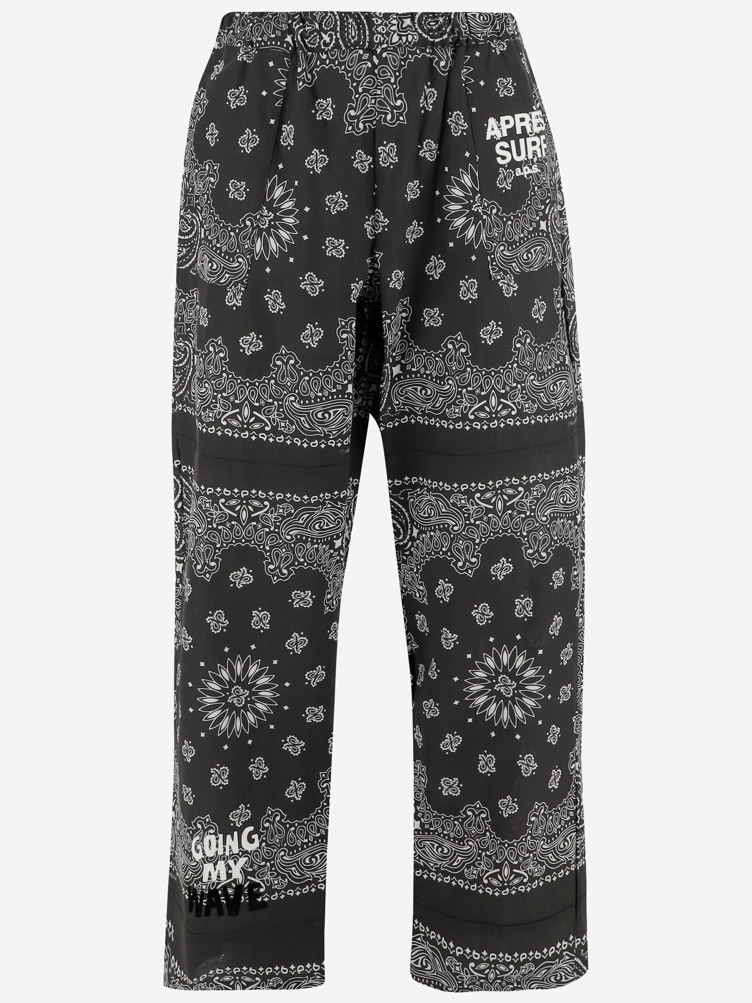 Cotton Pants With Bandana Pattern