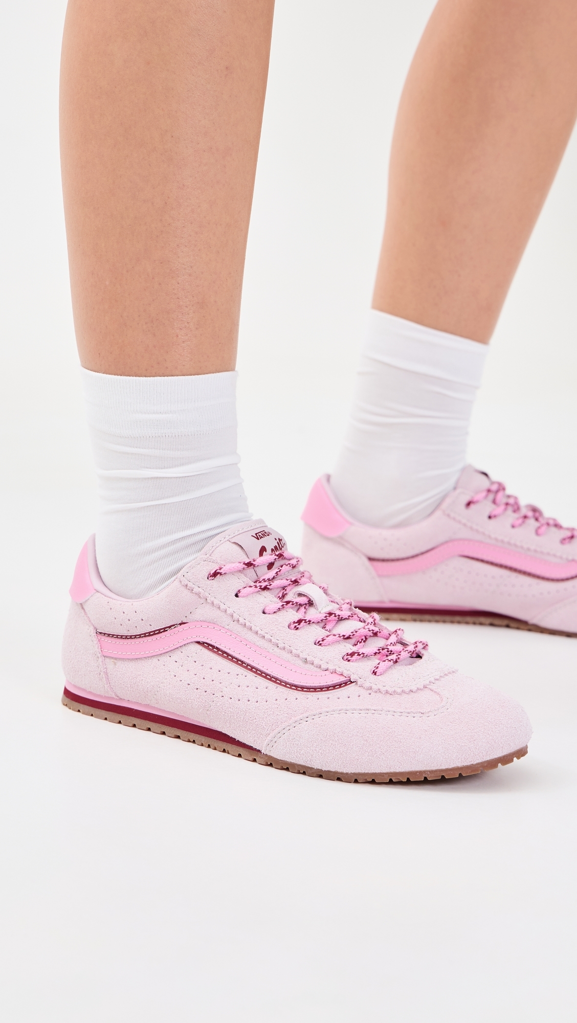 Super Low Pro Sneakers Laces Pale Petal Pink W