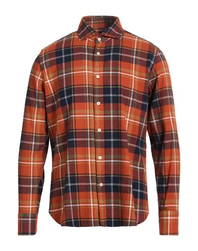 Man Shirt Rust Size 15 ½ Cotton
