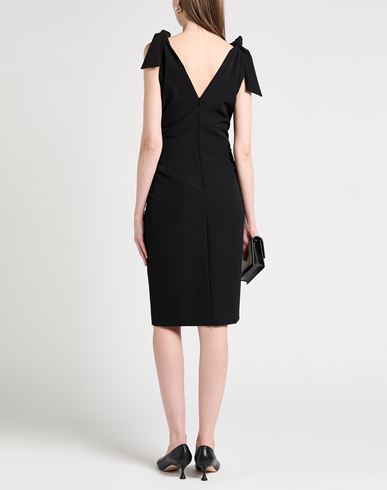 Woman Midi dress Black Size XL Polyester, Elastane
