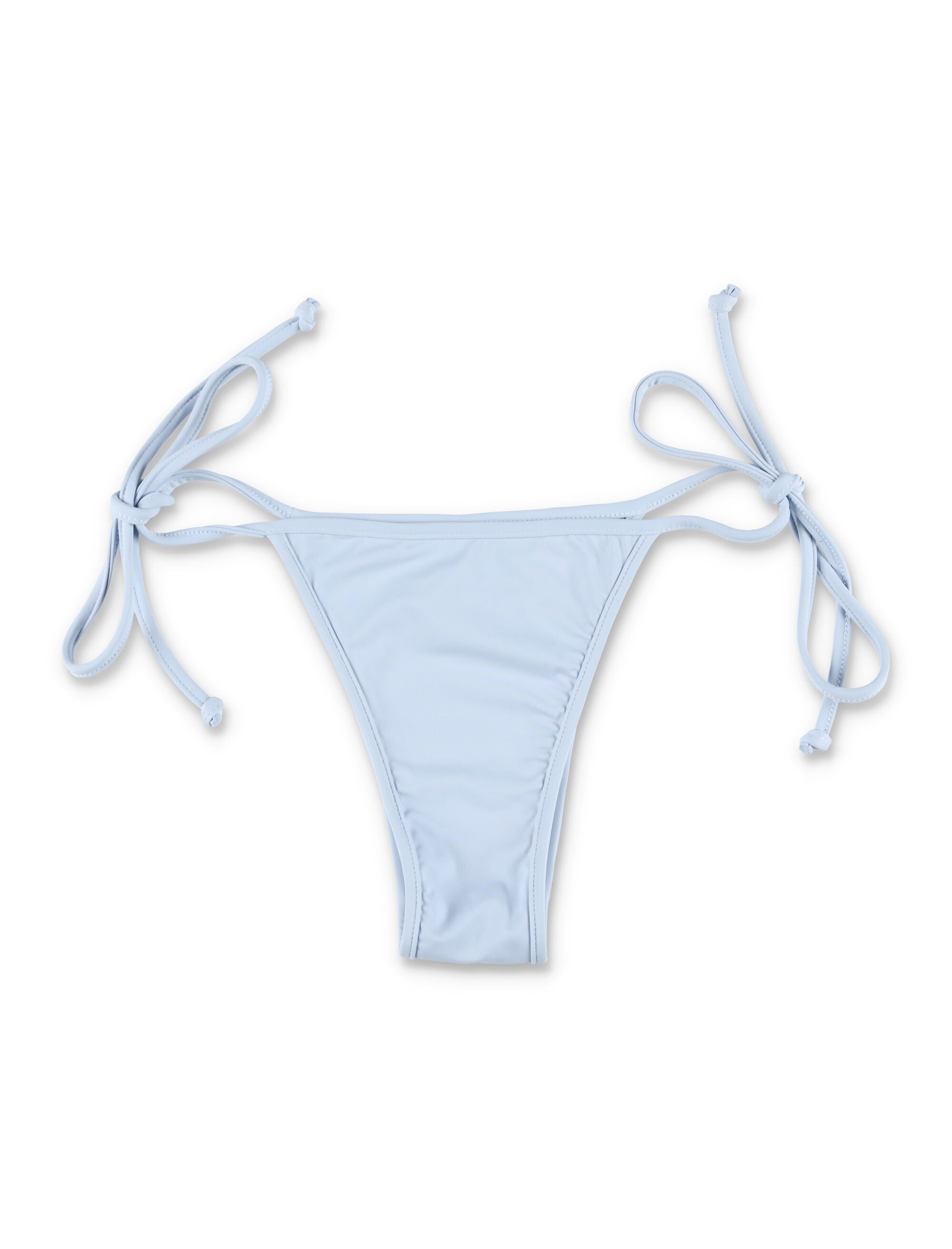 Adjustable Mini Bikini Bottom with Piped Edges
