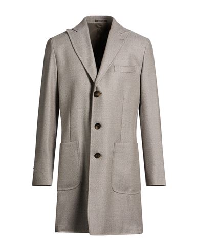 Man Coat Grey Size 46 Virgin Wool