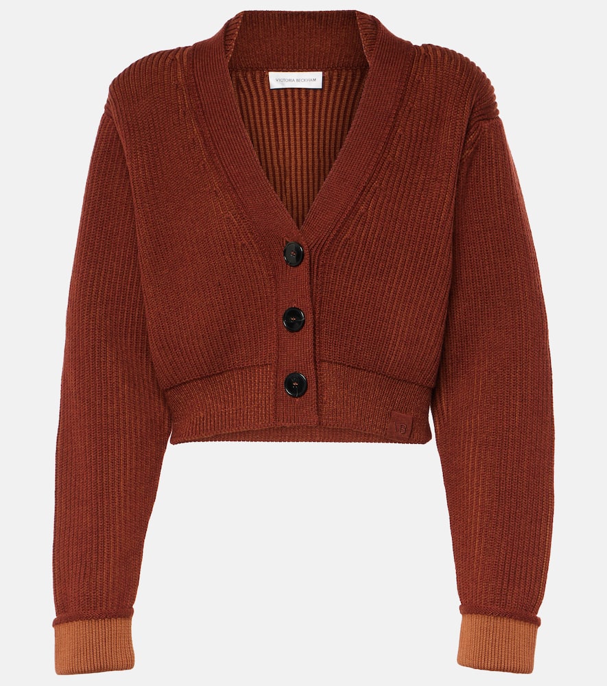 Victoria Beckham Puff-sleeve gathered midi dress