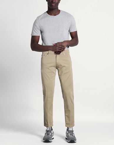 Man Jeans Sage green Size 30 Cotton, Elastane