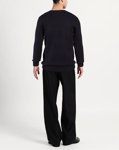 Man Sweater Midnight blue Size L Wool, Polyester, Polyamide, Acrylic, Viscose