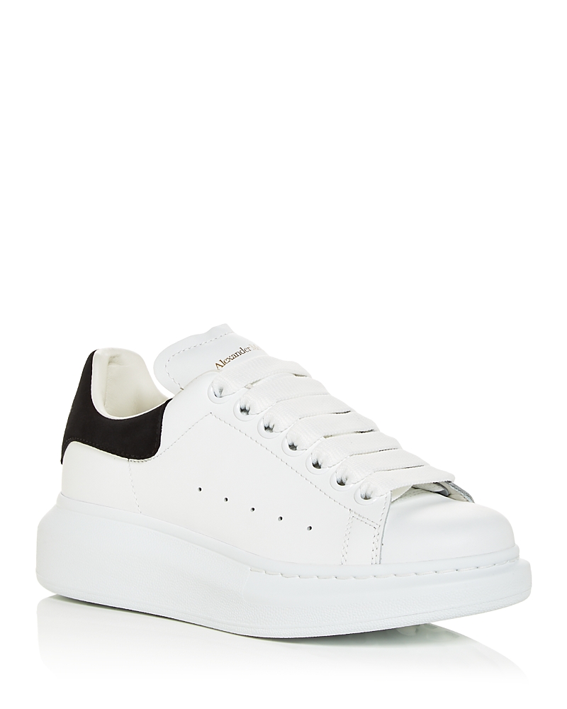 Women's Oversized Suede Heel Detail Sneakers